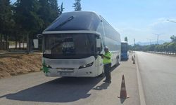 Burdur'da şehirlerarası yolcu otobüslerine sıkı denetim