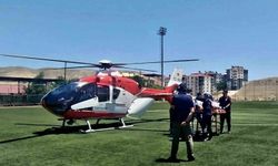 Darende'de kalp krizi geçiren 16 yaşındaki hasta hava ambulansıyla Malatya'ya sevk edildi