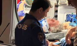 Darp edilen yaşlı adam hastaneye kaldırıldı