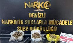 Denizli'de 3 kilo 25 gram skunk ele geçirildi