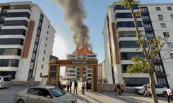 Elazığ'da korkutan çatı yangını