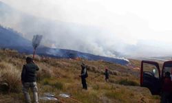 Endonezya'daki Bromo Dağı Milli Parkı'nda günlerdir süren yangın söndürülemiyor