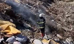 Erzin'de çöplük alanında çıkan yangın kontrol altına alındı