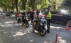 Eskişehir'de motosiklet denetimde 600 bin TL ceza kesildi