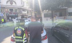 Fatih'te trafikte makas atan sürücüye 96 bin TL ceza