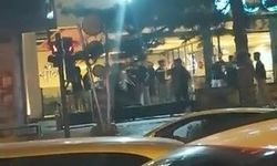 İki grup arası kavga kamerada
