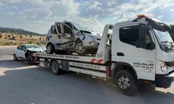 İki otomobilin çarpıştığı kazada 5 kişi yaralandı