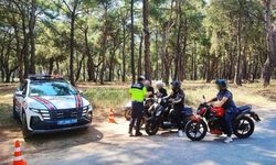 Jandarmanın motosiklet denetimlerinde 5 bin 392 sürücü kontrol edildi