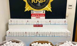 Kahramanmaraş'ta 243 bin sentetik ecza ele geçirildi
