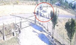 Kamyoneti sollayan otomobil başıboş sokak köpeğine çarptı: O anlar kamerada