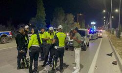 Karaman'da üç aracın karıştığı kazada 2 kişi yaralandı