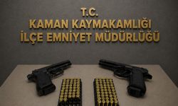 Kırşehir'deki denetimlerde çok sayıda silah ve mühimmat ele geçirildi