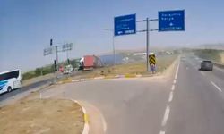 Konya'da 1 kişinin öldüğü, 10 kişinin yaralandığı kaza kamerada