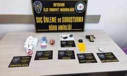 Konya'da eve düzenlenen operasyonda uyuşturucu ve mermi çıktı