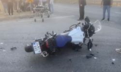 Lüleburgaz-Babaeski yolunda motosiklet otomobile çarptı: 1 ağır yaralı