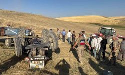 Malazgirt'te takla atan traktörün sürücüsü hayatını kaybetti
