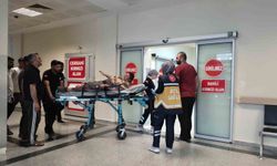 Merdivenlerden yuvarlanarak yaralandı