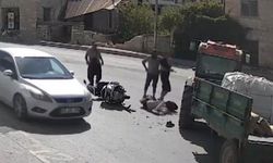 Mersin'de motosiklet traktörle çarpıştı: 1 yaralı