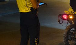 Motosikletli denetimden kaçamadı: 320 bin TL ceza kesildi