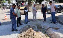 Nazilli Belediye Başkanı Tetik, yol çalışmalarını yerinde inceledi