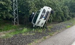 Ordu'da SUV araç devrildi, sürücü yara almadan kurtuldu