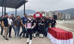 Osmaniye'de hayatını kaybeden polis memuru için tören düzenlendi