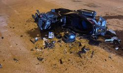 Otomobil ile motosiklet kafa kafaya çarpıştı: 1 ağır yaralı