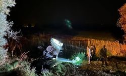 Otomobil su kanalına uçtu: 1 ölü, 3 yaralı