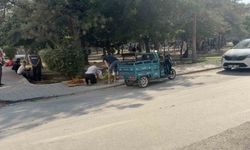 Parkta döner bıçaklı saldırı