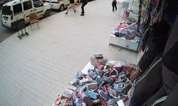 Polisten kaçan şüpheliyi vatandaş yakaladı, o anlar kamerada