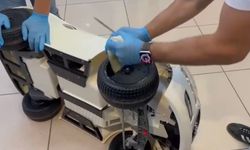Samsun'da akülü çocuk aracının tekerleğine zulalanmış 705 gram metamfetamin ele geçirildi