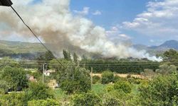 Seydikemer'deki orman yangınına 7 hava aracı ile müdahale ediliyor