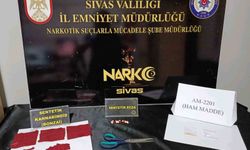 Sivas'ta narkotik operasyonu: 3 tutuklama