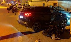 Sivrihisar'da otomobil ile motosiklet çarpıştı, 2 kişi yaralandı