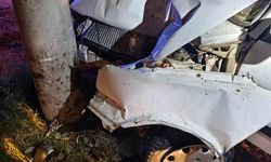 Susurluk'ta otomobil şarampole devrildi:1 yaralı