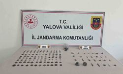 Yalova'da tarihi eser operasyonu: 256 parça ele geçirildi