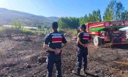 YHT hattında korkutan çalılık yangını