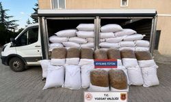 Yozgat'ta piyasa değeri 1 milyon 440 bin lira olan kaçak tütün ele geçirildi