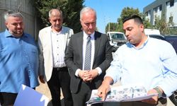Tozdan şikayet edilen caddeye yeni kaplama