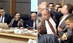 MHP'li vekil masayı yumrukladı, İYİ Partili vekilin üzerine yürüdü