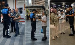 Bursa'da polis ekiplerinden vatandaşlara güvenlik bilgilendirmesi