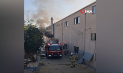 Bursa’da metal fabrikasında yangın