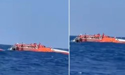 Girne açıklarında yolcu gemisi alabora oldu: Kurtarma çalışması sürüyor