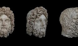 Aspendos’ta şifanın 1800 yıllık dev heykeli gün yüzüne çıktı