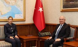Bakan Güler’den yeni büyükelçiye kabul! Nazmiye Başaran’la görüştü