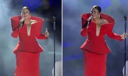 Sibel Can’ın kırmızı kostümü olay oldu! Sosyal medya birbirine girdi: Çay bardağı, leğen, küllük...