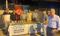 Nilüfer’de Mevlid Kandili’nde 6 bin 500 simit dağıtıldı