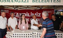 Osmangazi’de kandil simidi geleneği sürdü