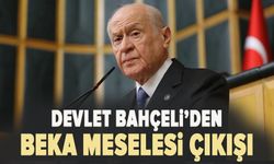 Bahçeli'den beka meselesi çıkışı