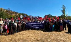 Bursa’da yanan orman alanındaki maden projesine köylülerden tepki